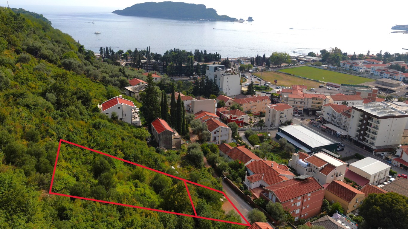 Land Parcel with Sea View in Budva – 1,967 m² Prime Plot, Montenegro – MREDV01