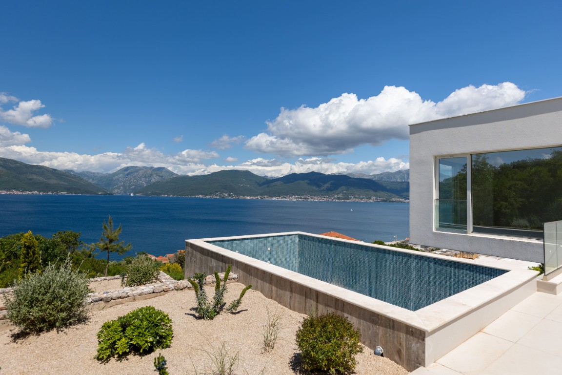Modern Villa Sea View Krašići – 328 m² Luxury New Build, Montenegro – MREAP3