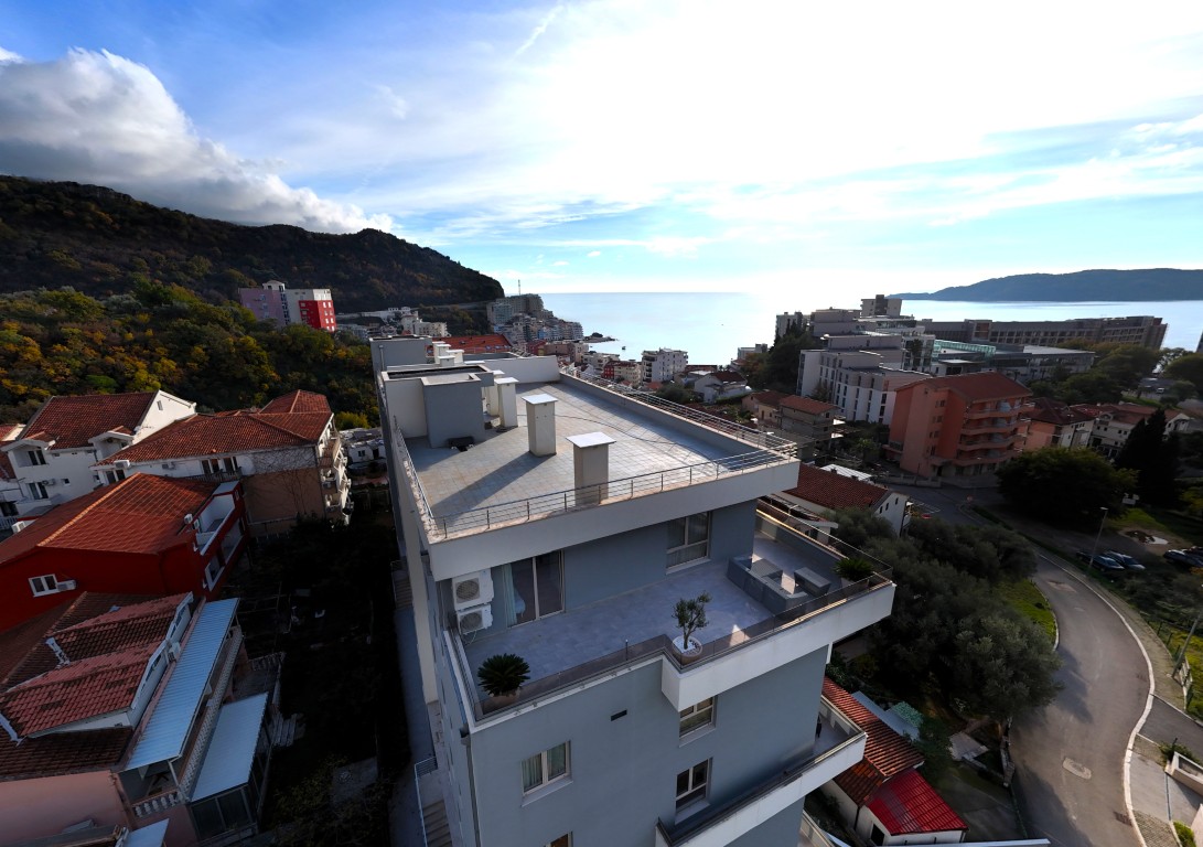 Luxury Penthouse Sea View Bečići – 463 m² With Terrace, Montenegro – MREDV2