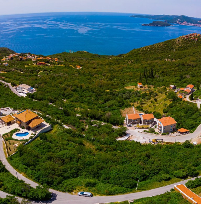 Sea View Land in Tudorovići Budva – 1,262 m² Prime Plot, Montenegro – MRESD1