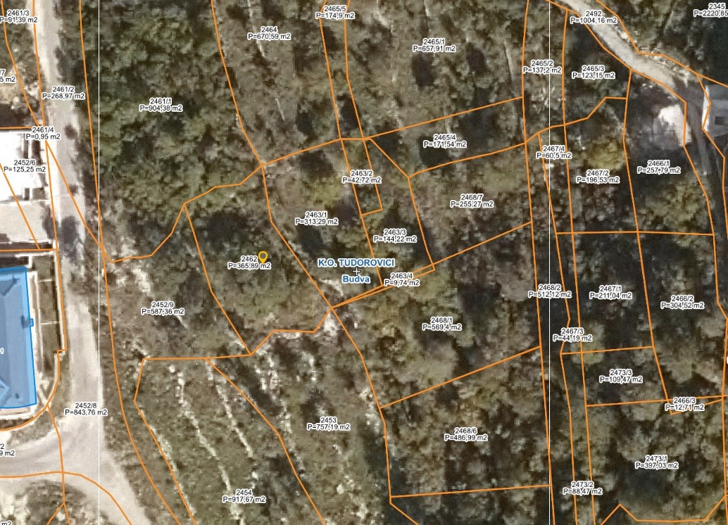 Sea View Land in Tudorovići Budva – 1,262 m² Prime Plot, Montenegro – MRESD1