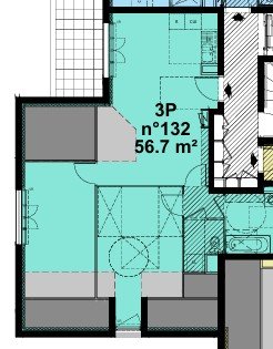 2 bedroom t3 in Bondoufle, Essonne, France – BFA31B497D874D95