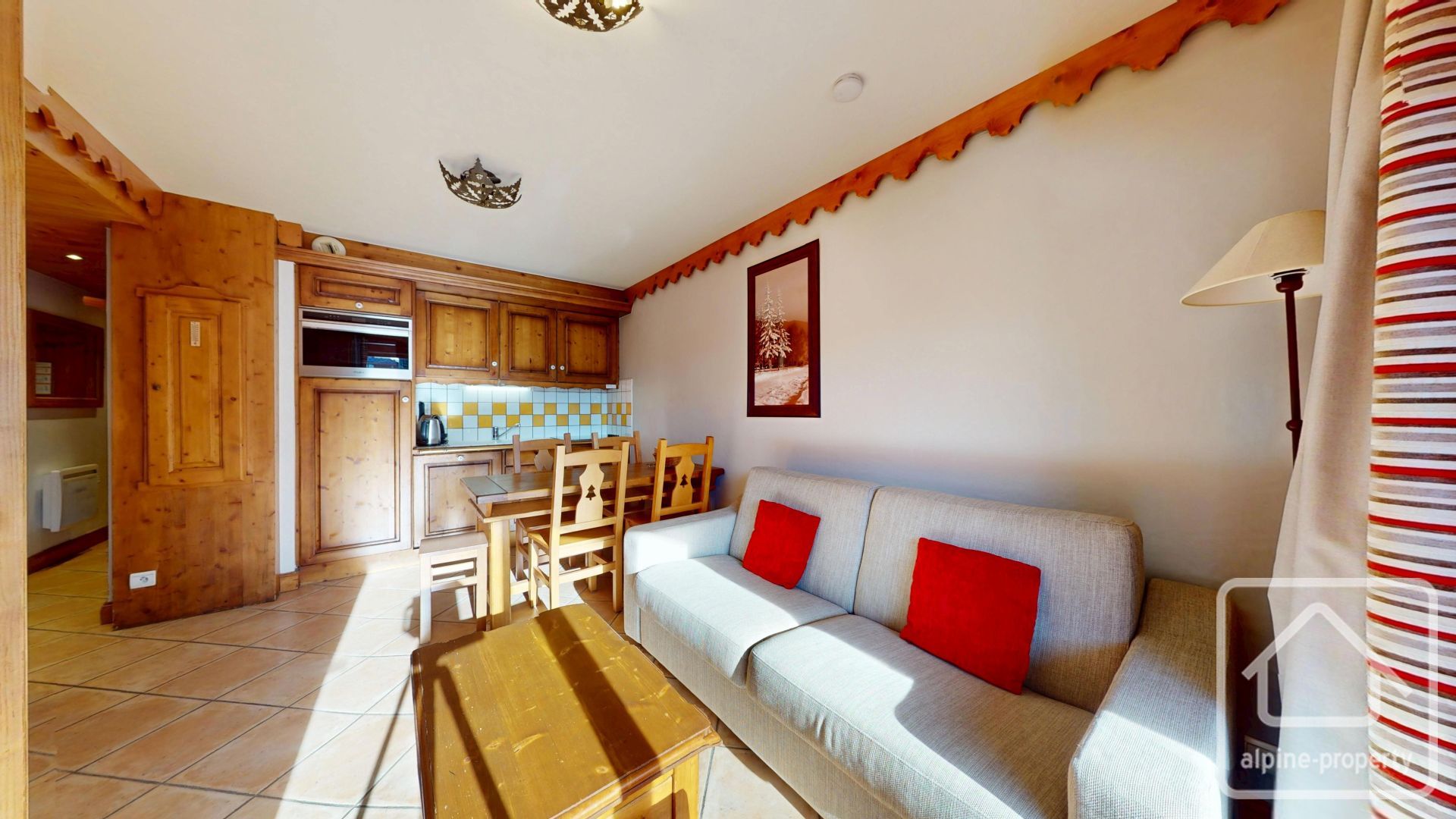 Furnished Apartment Under A Commercial Lease, With 2 Bedrooms, 2 Bathrooms, A Cellar, A Ski Locker, And A Parking Space. – ANCOLIELC