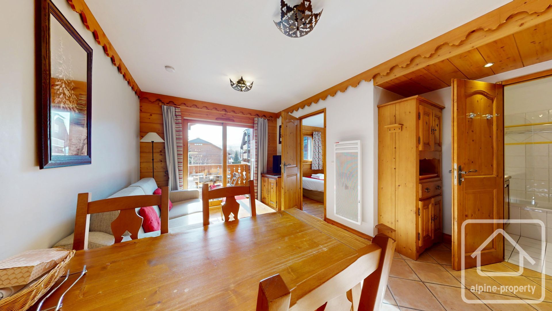 Furnished Apartment Under A Commercial Lease, With 2 Bedrooms, 2 Bathrooms, A Cellar, A Ski Locker, And A Parking Space. – ANCOLIELC