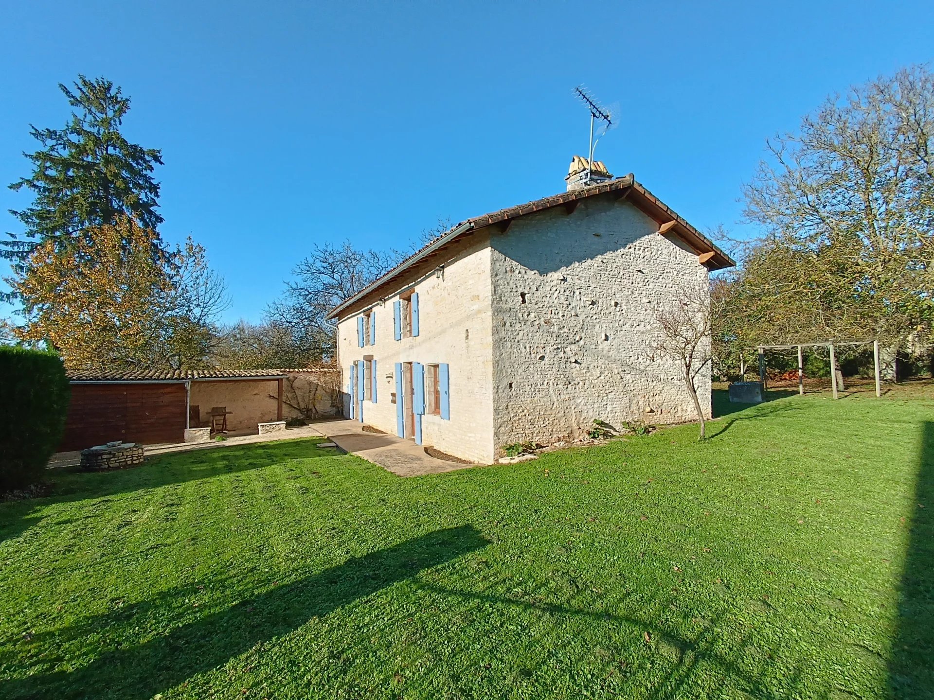 Renovated stone village house offering three bedrooms and a study with garden, Poitou-Charentes – France – BVI83650