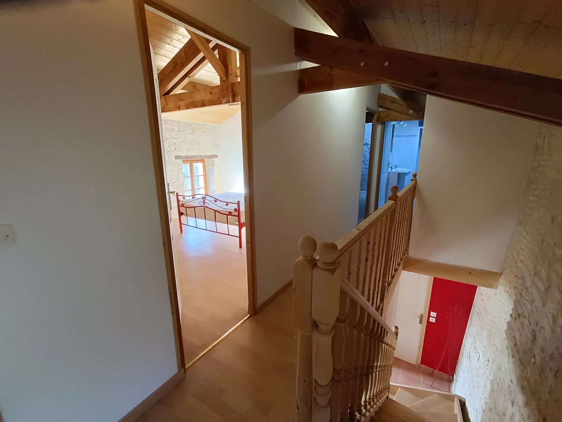 Renovated stone village house offering three bedrooms and a study with garden, Poitou-Charentes – France – BVI83650