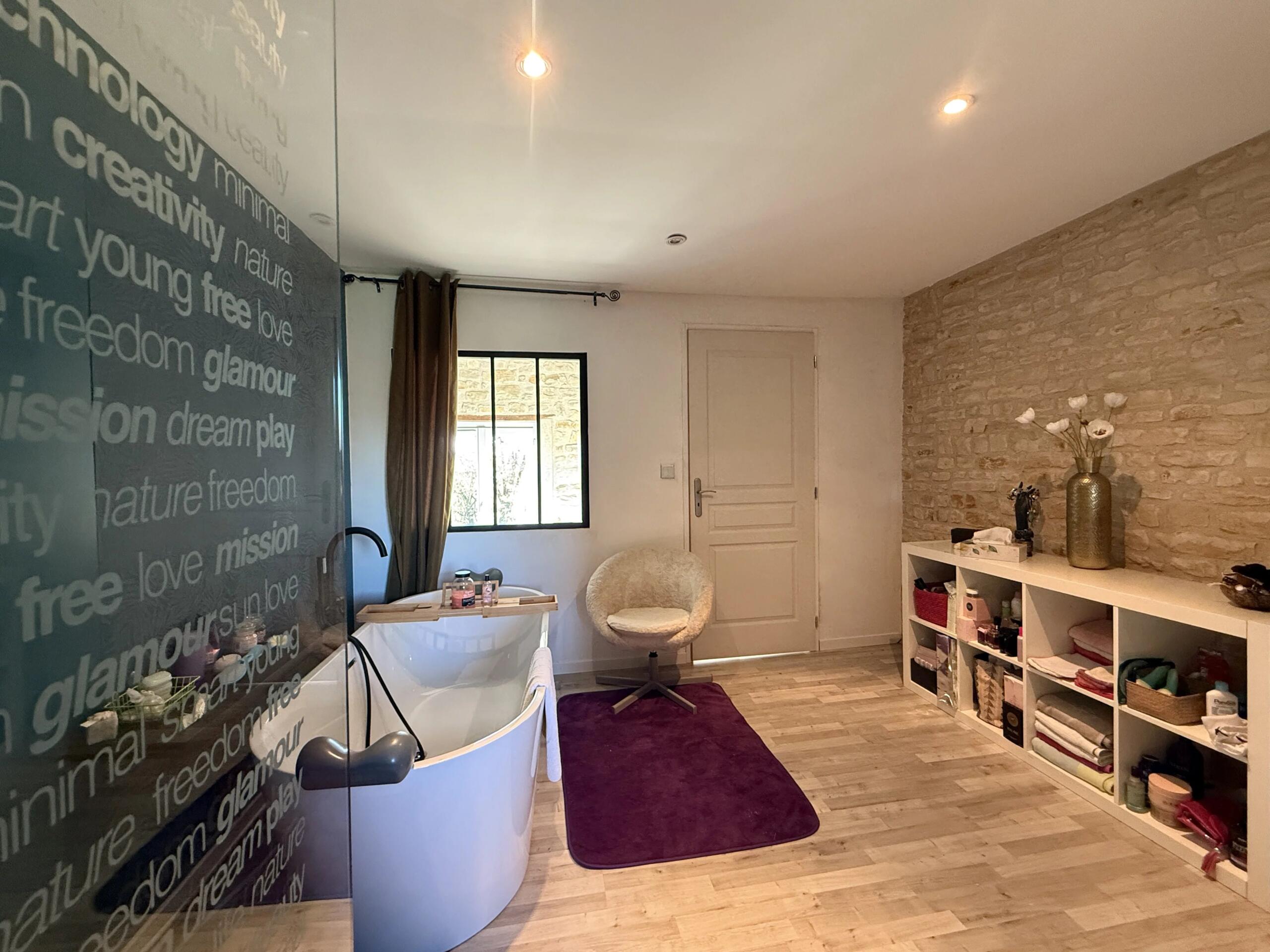 A large character property with an annex, outbuildings, and a fabulous view, Poitou-Charentes – France – BVI83901