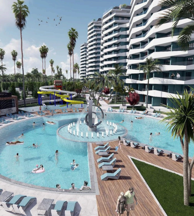 Beautiful 1-Bedroom Apartment Just Steps from the Sea at Sky Deluxia Life, İskele, Northern Cyprus