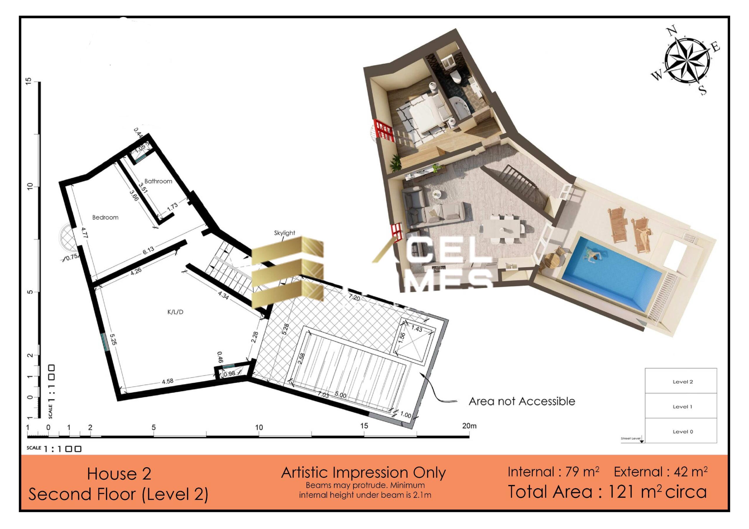 3 bedroom Villa in Kercem, Malta – 65490