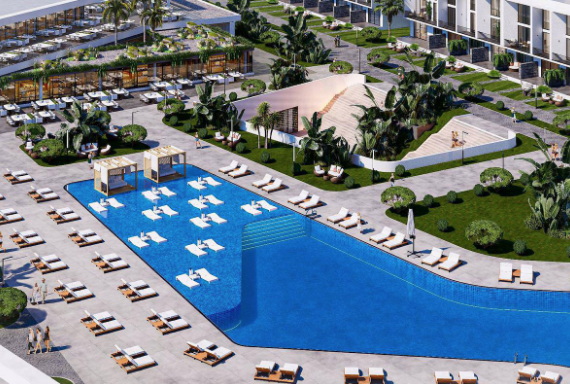 Stunning One Bedroom Apartments in the Beautiful Long Beach, Bogaz, Northern Cyprus