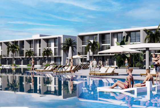 Stunning One Bedroom Apartments in the Beautiful Long Beach, Bogaz, Northern Cyprus