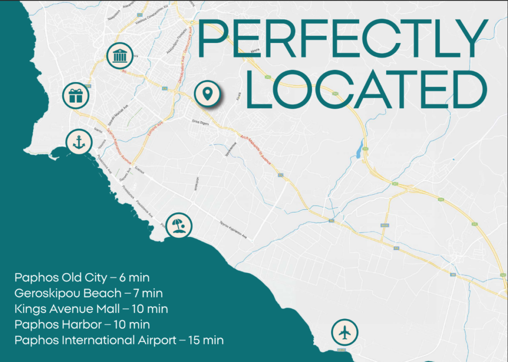 Beautifully Designed LUMA Genesis 2 Bedroom Apartments, near the Sandy Geroskipou Beach (ONLY 5 UNITS AVAILABLE), Paphos