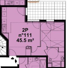 1 bedroom t2 in Bondoufle, Essonne, France