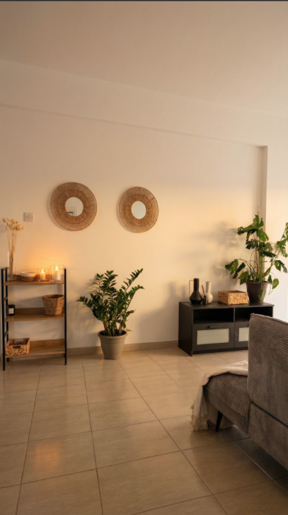 Spacious Furnished 2 Bedroom Penthouse in Geroskipou, Paphos