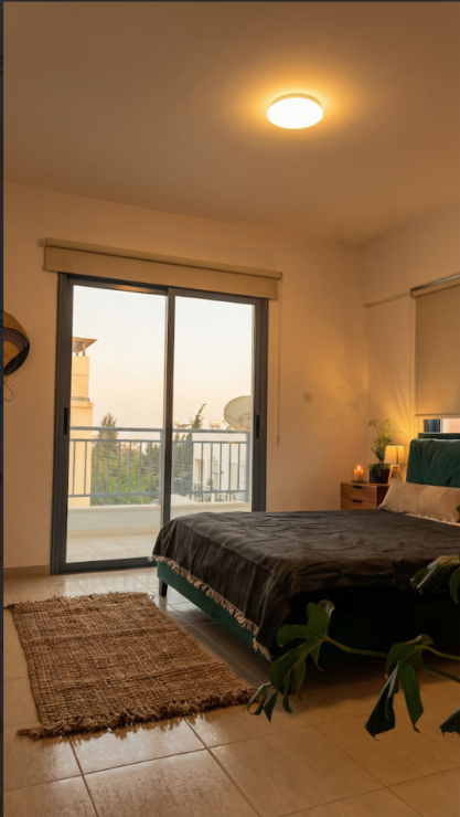 Spacious Furnished 2 Bedroom Penthouse in Geroskipou, Paphos