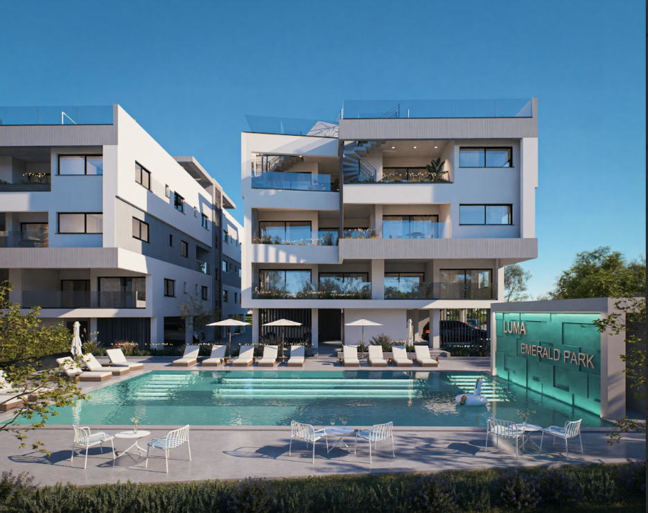 Elegant Emerald Resort Style Apartments – 3 Bed Apartments with a Private Roof Terrace, just Minutes from the Beach and Paphos City Centre.