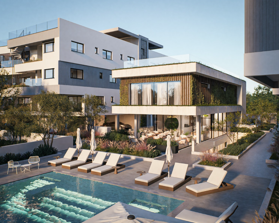 Elegant Emerald Resort Style Apartments – 3 Bed Apartments with a Private Roof Terrace, just Minutes from the Beach and Paphos City Centre.