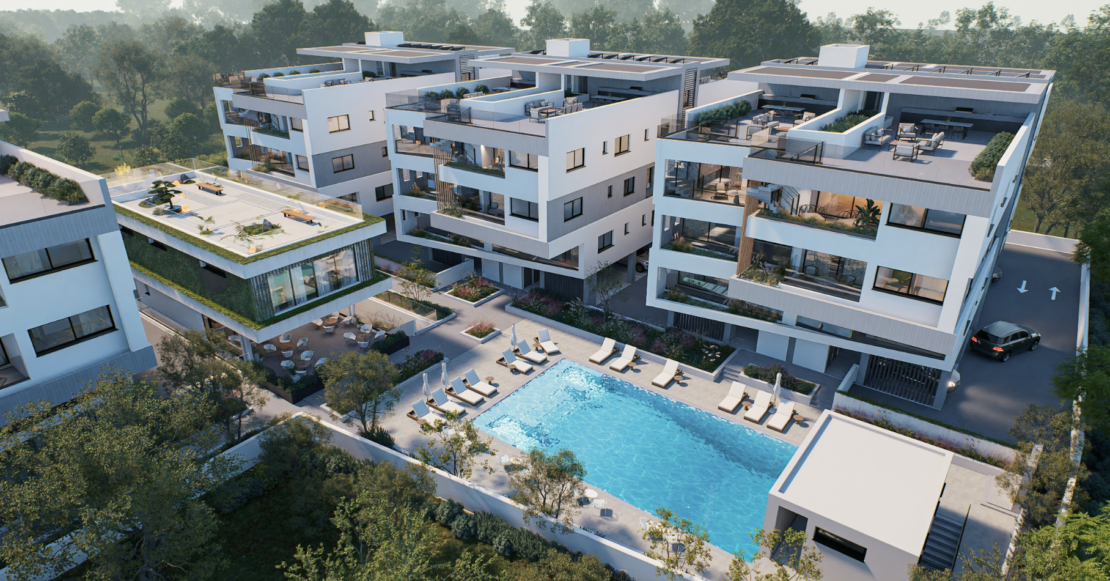 Elegant Emerald Resort Style Apartments – 3 Bed Apartments with a Private Roof Terrace, just Minutes from the Beach and Paphos City Centre.