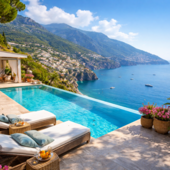 Stunning villa with Amalfi Coast view
