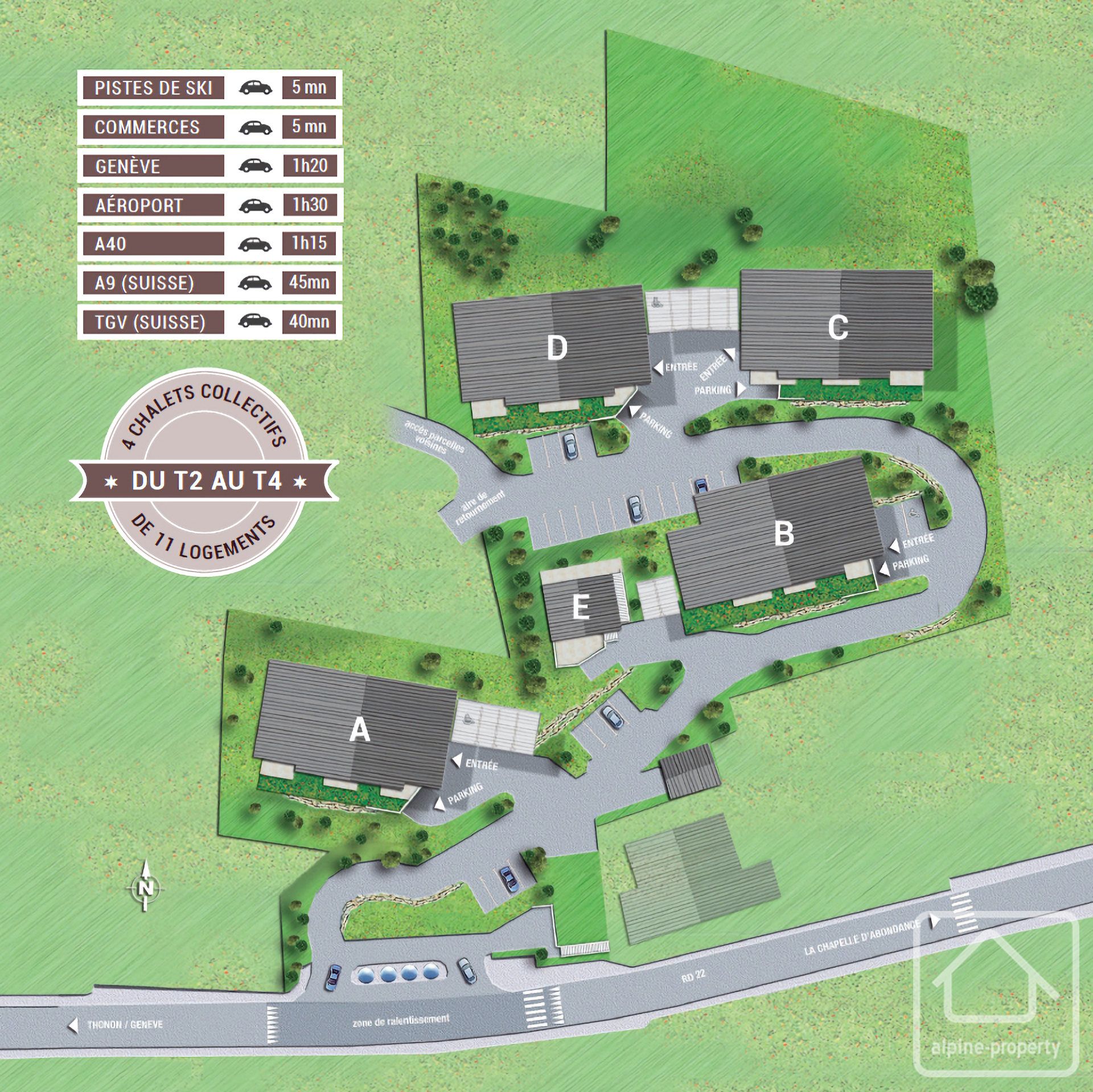 Residence Of 4 Blocks Of Brand New Apartments Located In La Chapelle D’Abondance – LESCHRYSALIDEST2