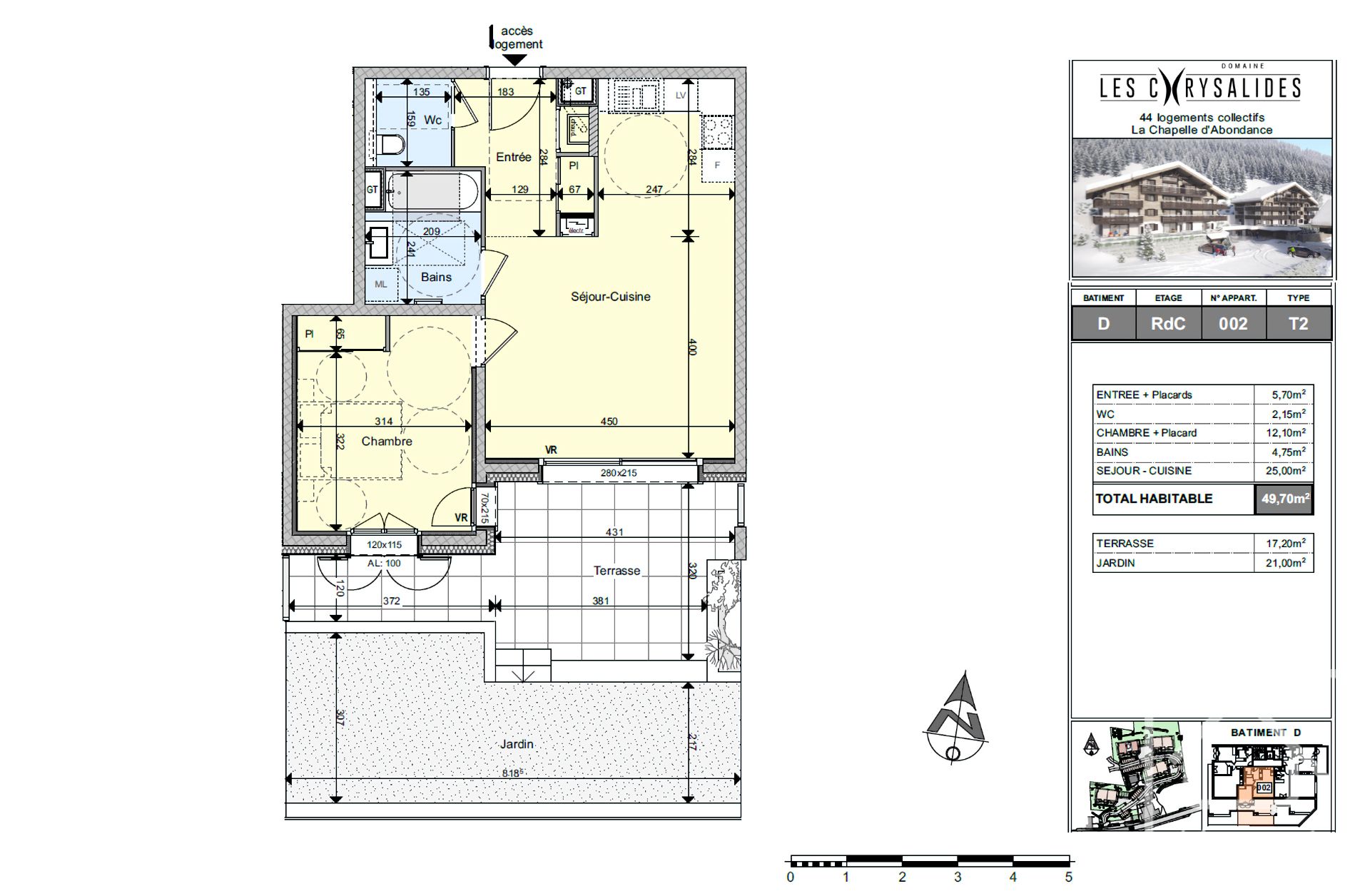 Residence Of 4 Blocks Of Brand New Apartments Located In La Chapelle D’Abondance – LESCHRYSALIDEST2