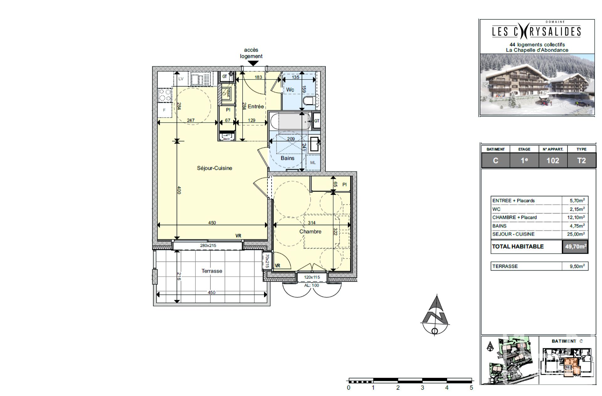 Residence Of 4 Blocks Of Brand New Apartments Located In La Chapelle D’Abondance – LESCHRYSALIDEST2