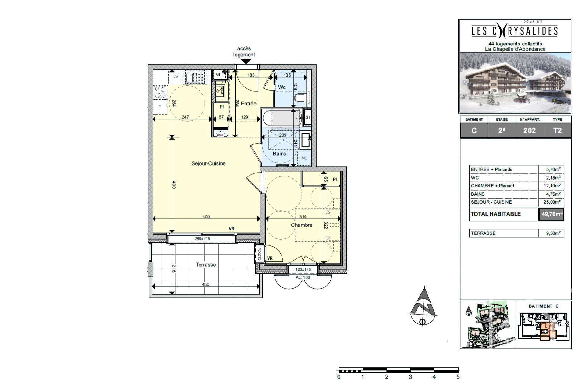 Residence Of 4 Blocks Of Brand New Apartments Located In La Chapelle D’Abondance – LESCHRYSALIDEST2