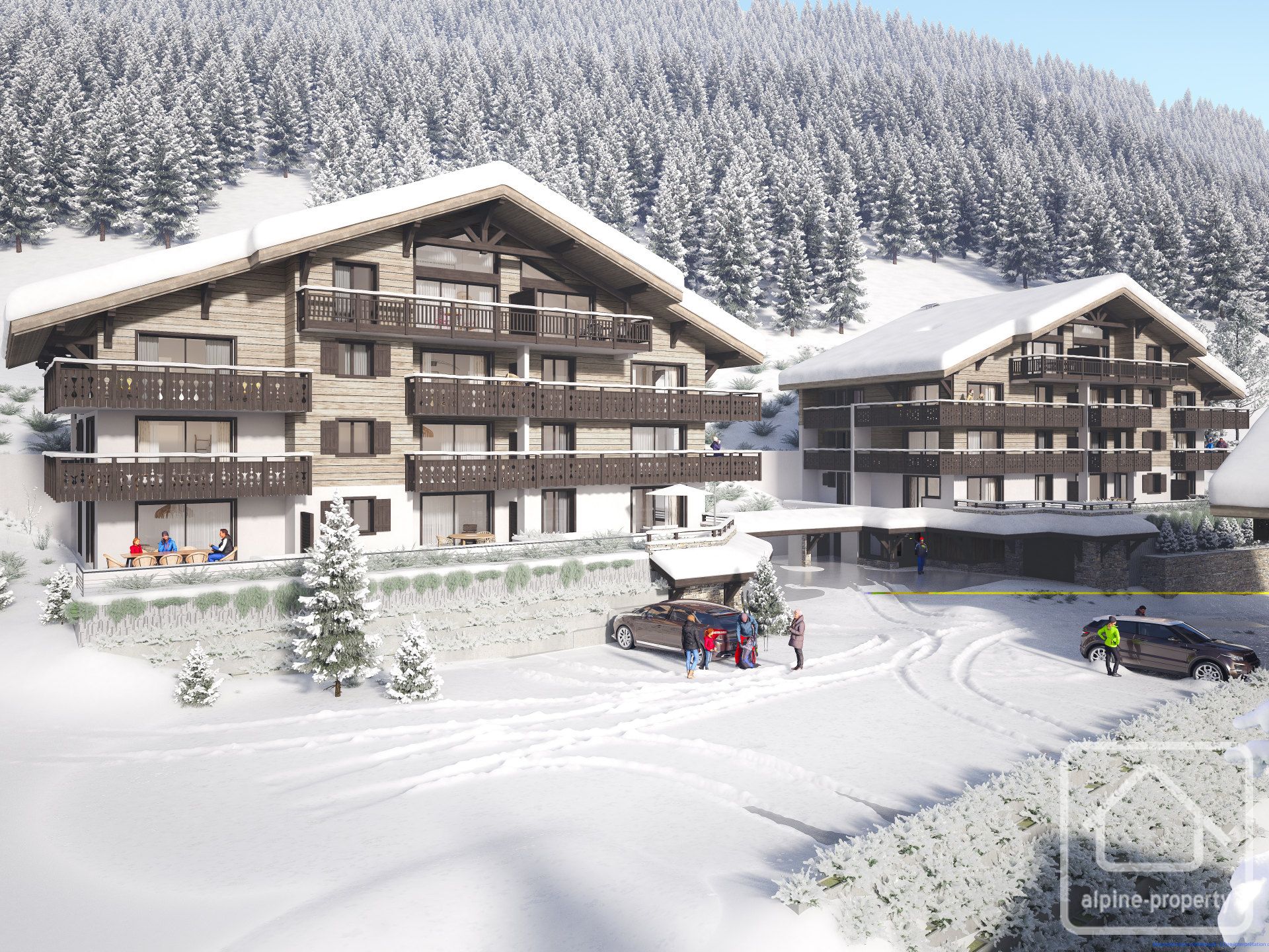 Residence Of 4 Blocks Of Brand New Apartments Located In La Chapelle D’Abondance – LESCHRYSALIDEST3