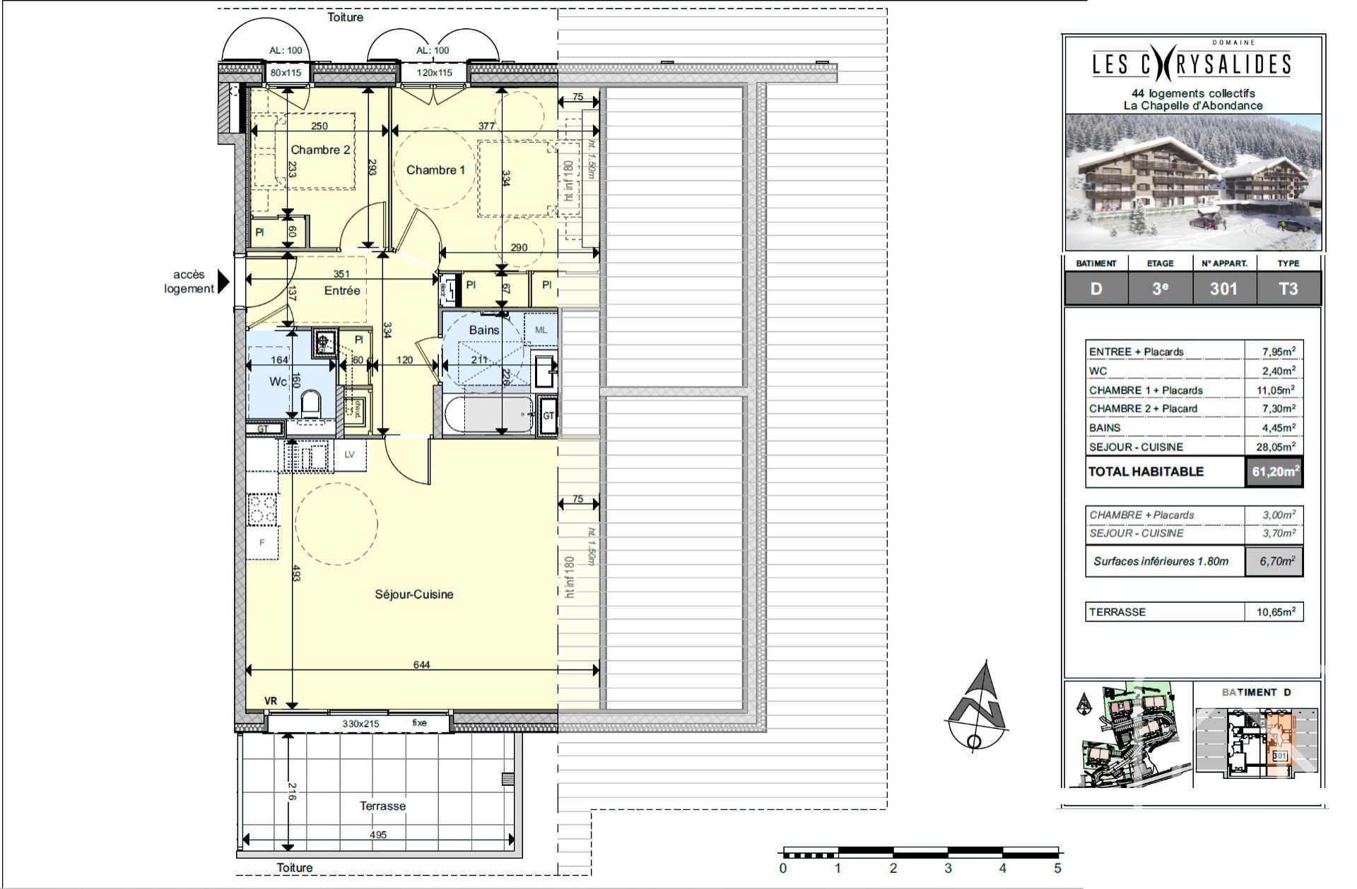 Residence Of 4 Blocks Of Brand New Apartments Located In La Chapelle D’Abondance – LESCHRYSALIDEST3
