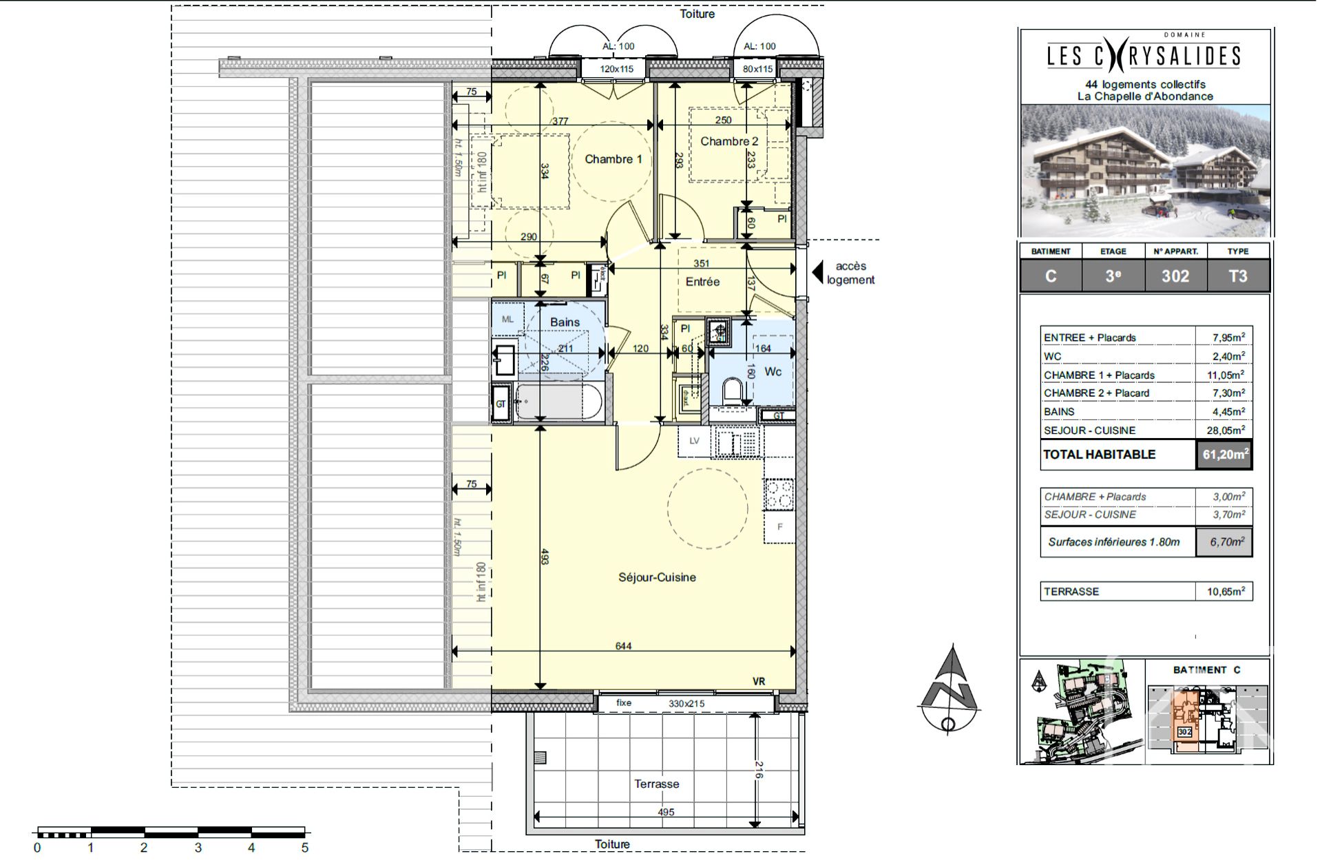Residence Of 4 Blocks Of Brand New Apartments Located In La Chapelle D’Abondance – LESCHRYSALIDEST3