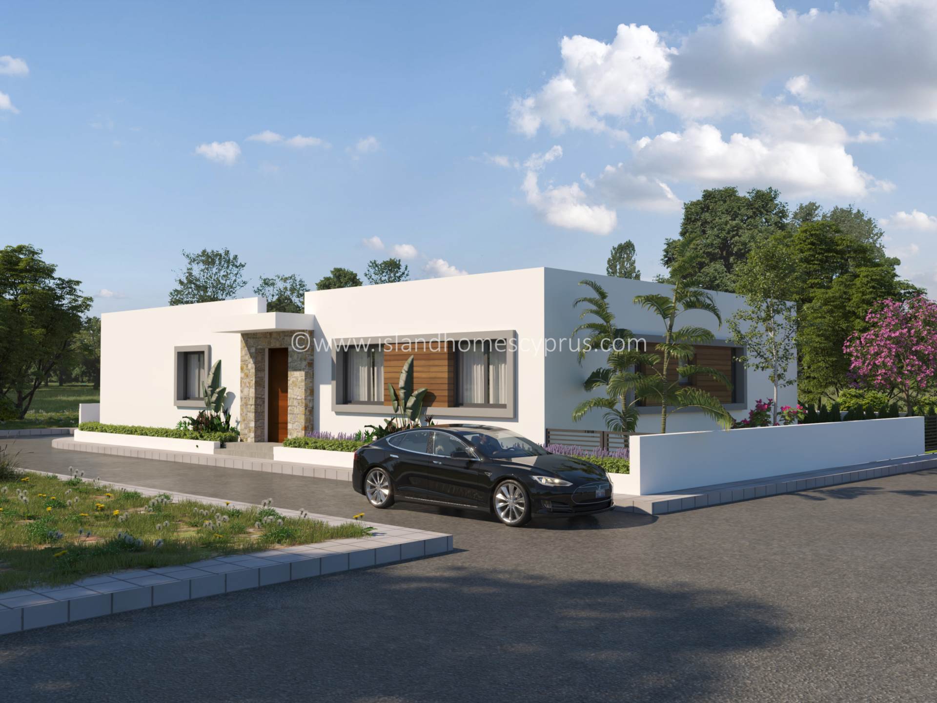 2 bedroom Semi-Detached Bungalow in Frenaros, Famagusta, Cyprus – AzF102dp