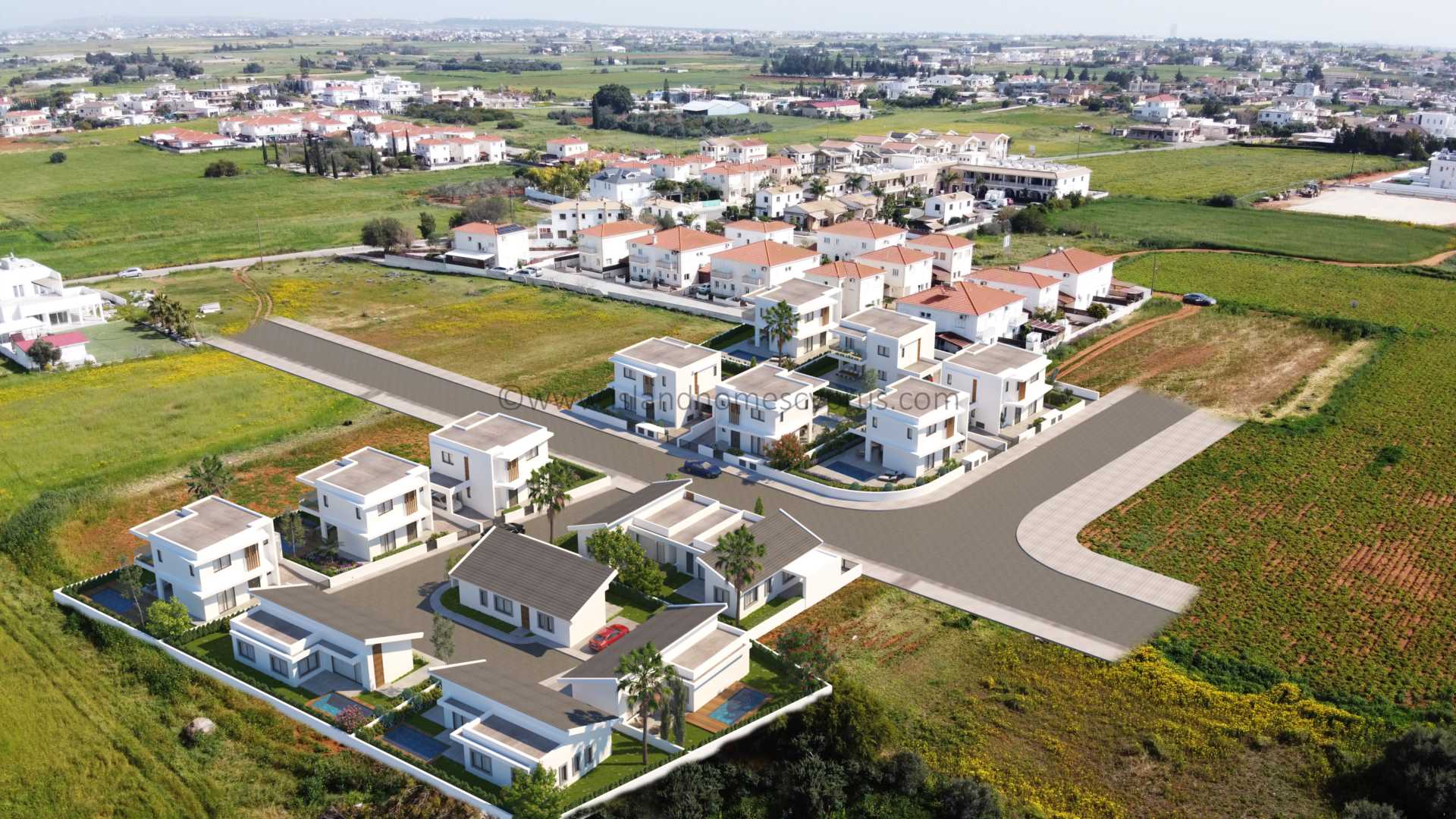 3 bedroom Bungalow in Frenaros, Famagusta, Cyprus – CsF107dp