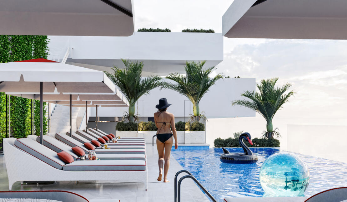 ONLY 400 metres from the Sea, with a Sea View – 1 Bed Apartment, Querencia, Iskele, Northern Cyprus