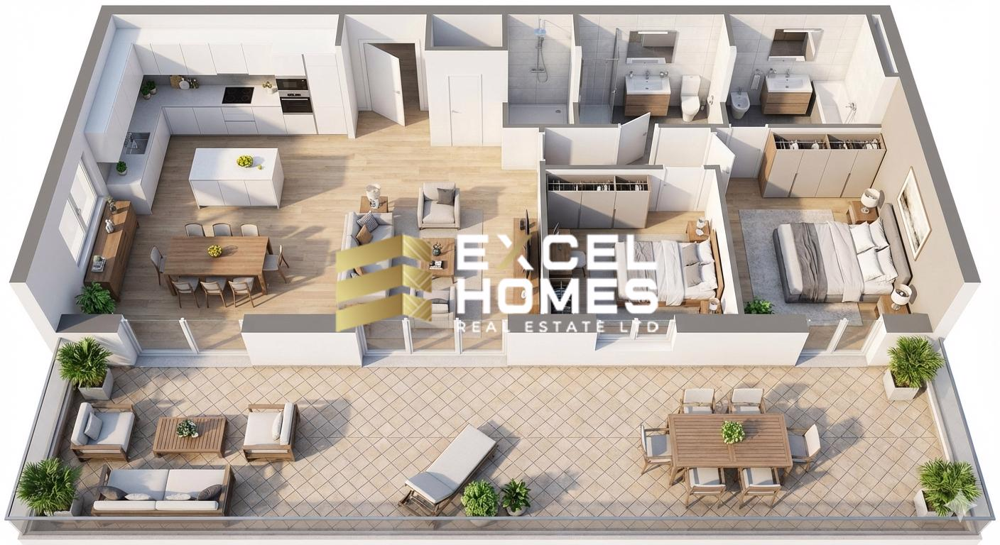 2 bedroom Penthouse in The Village, Malta – 66041