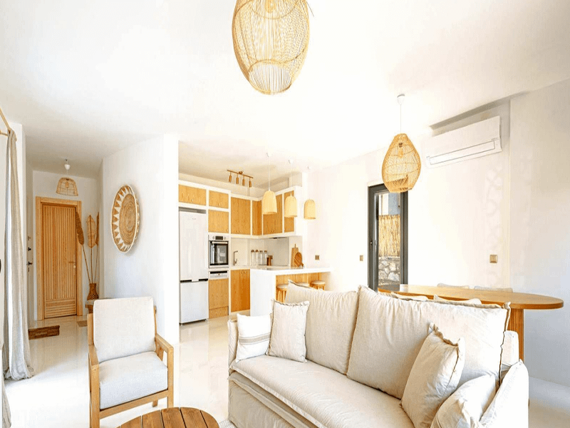 Bright fully furnished Villa in Gumusluk, Bodrum – TC1937