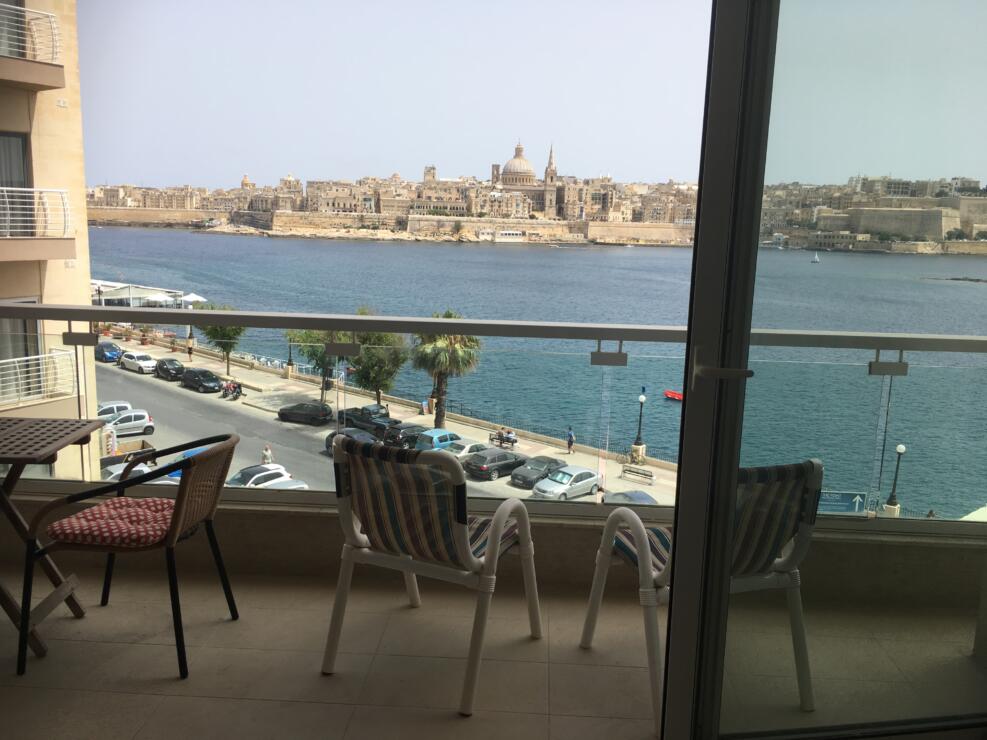 Wake Up to Breathtaking Sea Views in This Stunning 2-Bedroom Seafront Apartment in Sliema