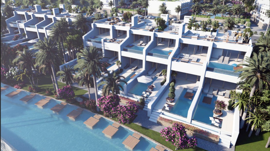 Bahamas Homes – Phase I – Type A Apartments includes 3+1 Garden Apartments with a Private Pool
