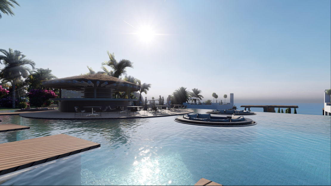 Bahamas Homes – Phase I – Type A apartments includes 2 Bed Eco Apartments with a Private Pool