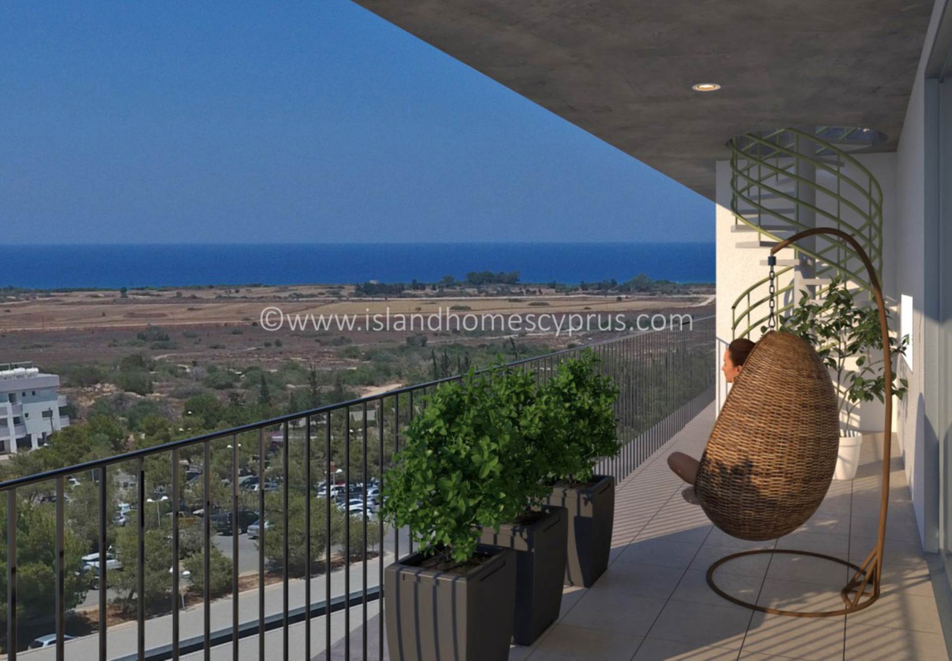 2 bedroom Apartment in Deryneia, Famagusta, Cyprus – SkD102dp
