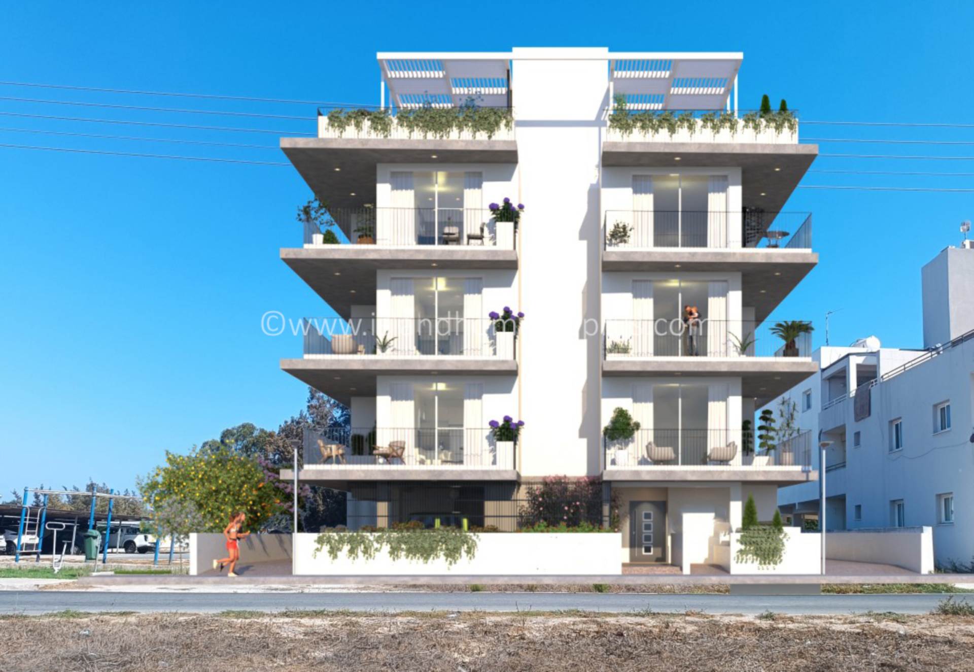 2 bedroom Apartment in Deryneia, Famagusta, Cyprus – SkD102dp