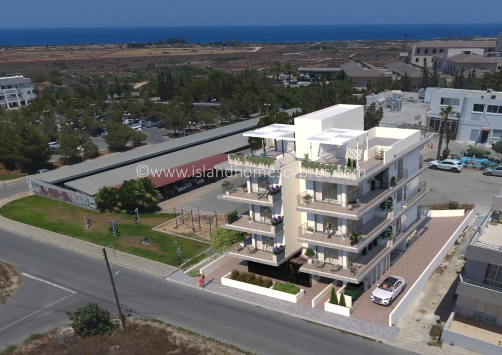 2 bedroom Apartment in Deryneia, Famagusta, Cyprus – SkD102dp