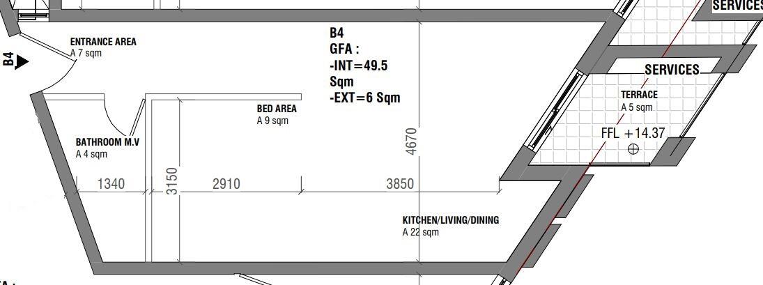 Excellent Selection of Residential Project (Apartments & Penthouses) in Pieta – (55.5–120sqm)