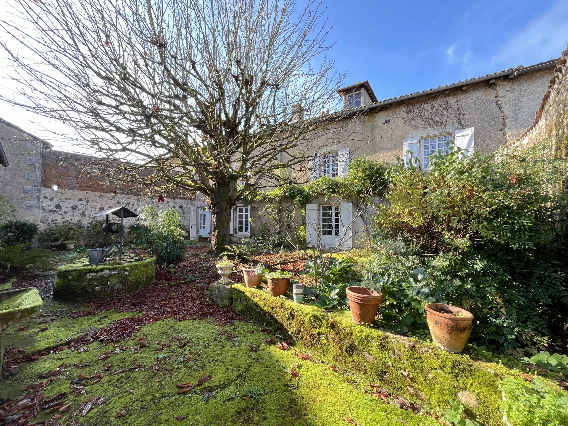Unbelievable! Large village house with 4 ha close to Montmorillon, Poitou-Charentes – France – BVI77793
