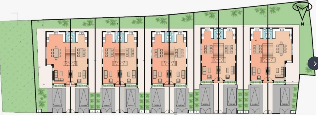 Three Bedroom Semi Detached Houses Livadia, Larnaca – Cyprus