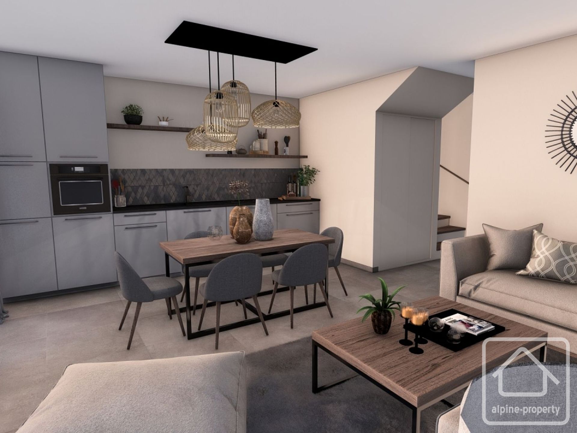 New 3 Bedroom Demi-chalet With Mont Blanc Views, Garage, Garden, Close To Chamonix Centre – JARDINSMONTBLANC