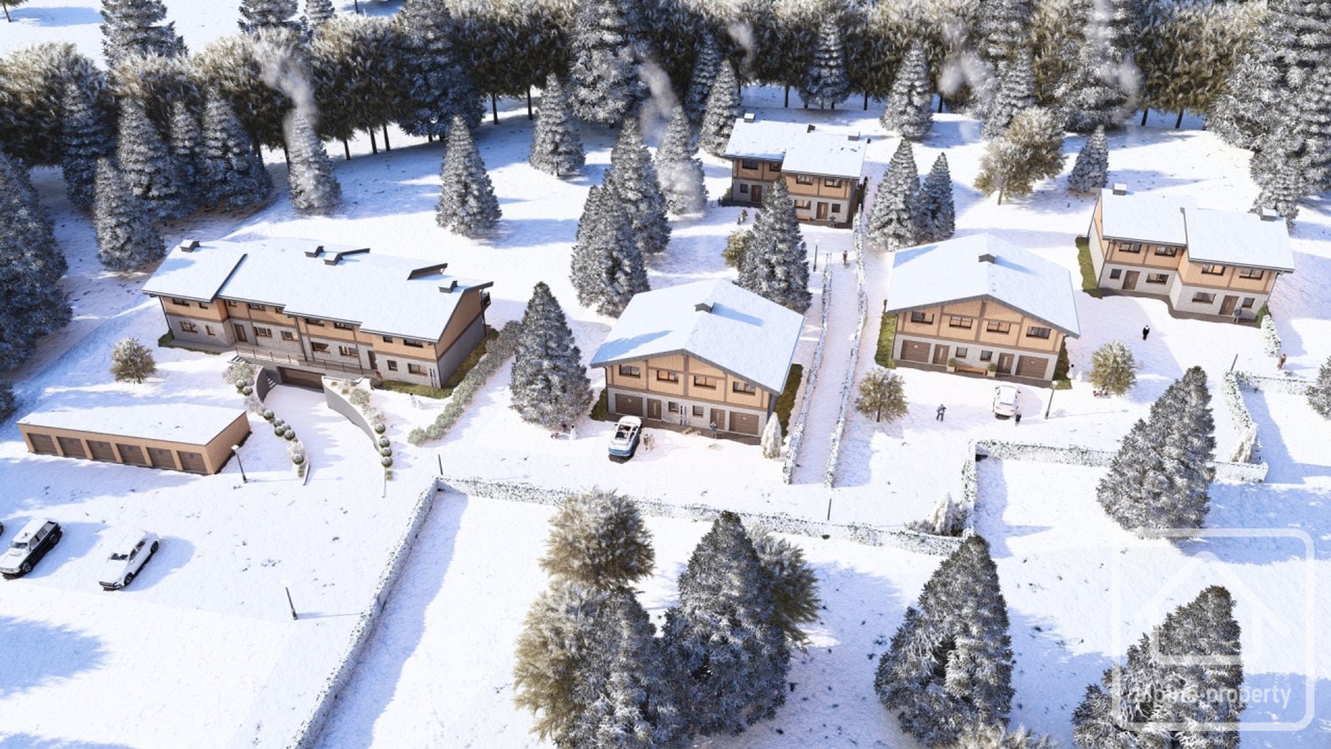 New 3 Bedroom Demi-chalet With Mont Blanc Views, Garage, Garden, Close To Chamonix Centre – JARDINSMONTBLANCC