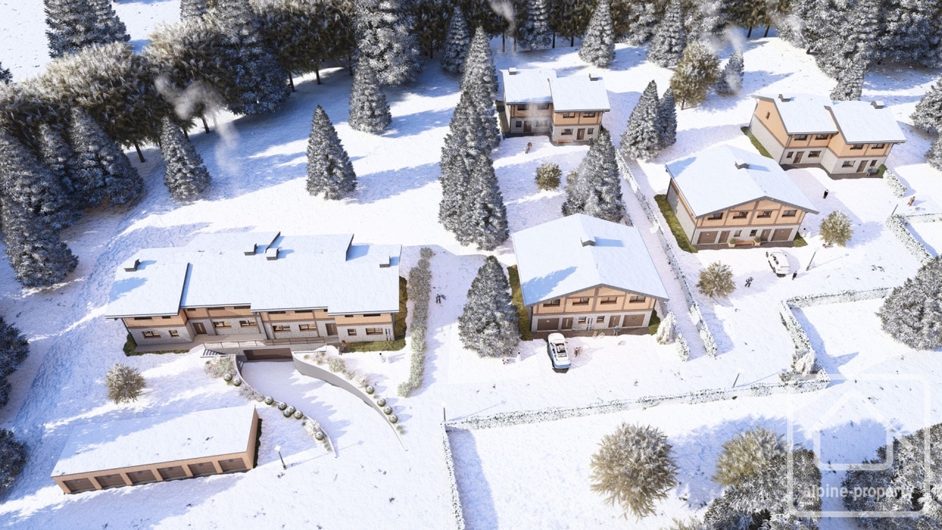 New 3 Bedroom Demi-chalet With Mont Blanc Views, Garage, Garden, Close To Chamonix Centre – JARDINSMONTBLANCE