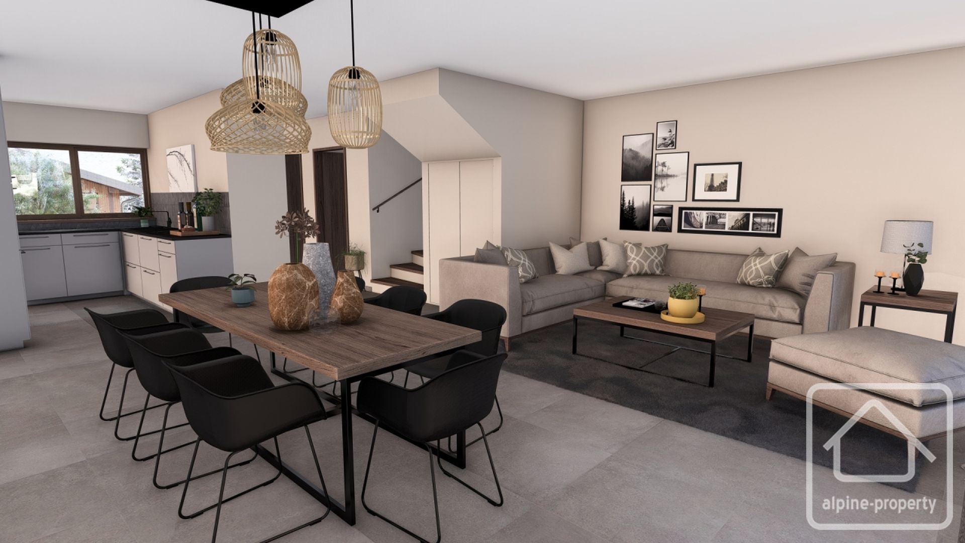 New 3 Bedroom Demi-chalet With Mont Blanc Views, Garage, Garden, Close To Chamonix Centre – JARDINSMONTBLANCE