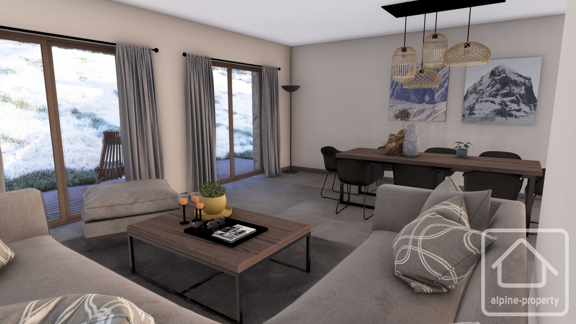 New 3 Bedroom Demi-chalet With Mont Blanc Views, Garage, Garden, Close To Chamonix Centre – JARDINSMONTBLANCE