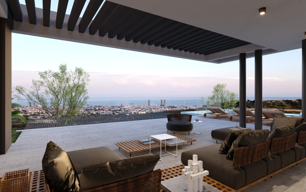 Detached Luxury 5 Bed Villa with sea views on Limassol Hills, Limassol – Cyprus